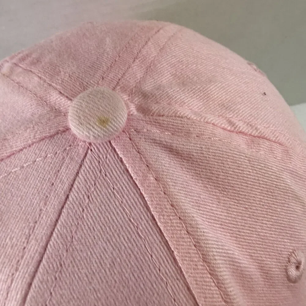 Miller Lite Women's Adjustable Hook & Loop Back Hat  Logo Pink